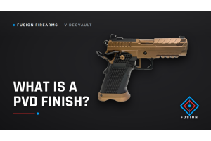 Bronze PVD-finished Fusion XP Pro 1911 pistol