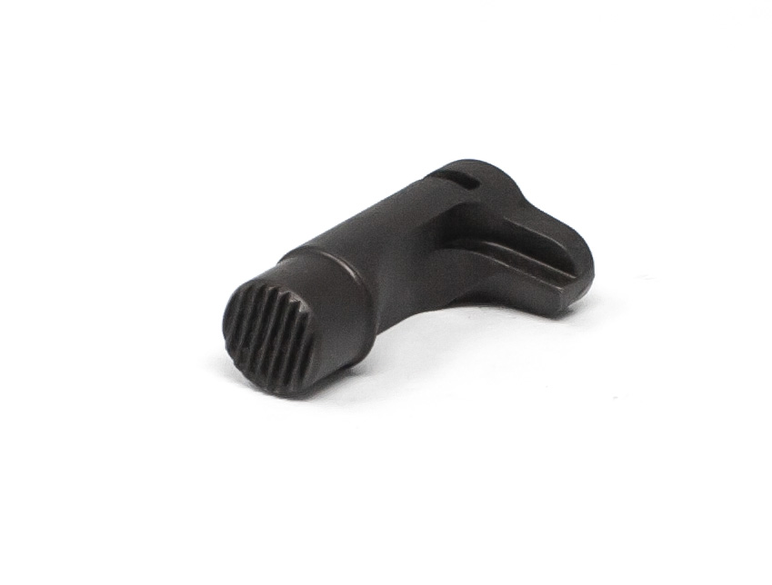 1911 - Magazine Catch - Extended, Black Serrated — Fusion Firearms