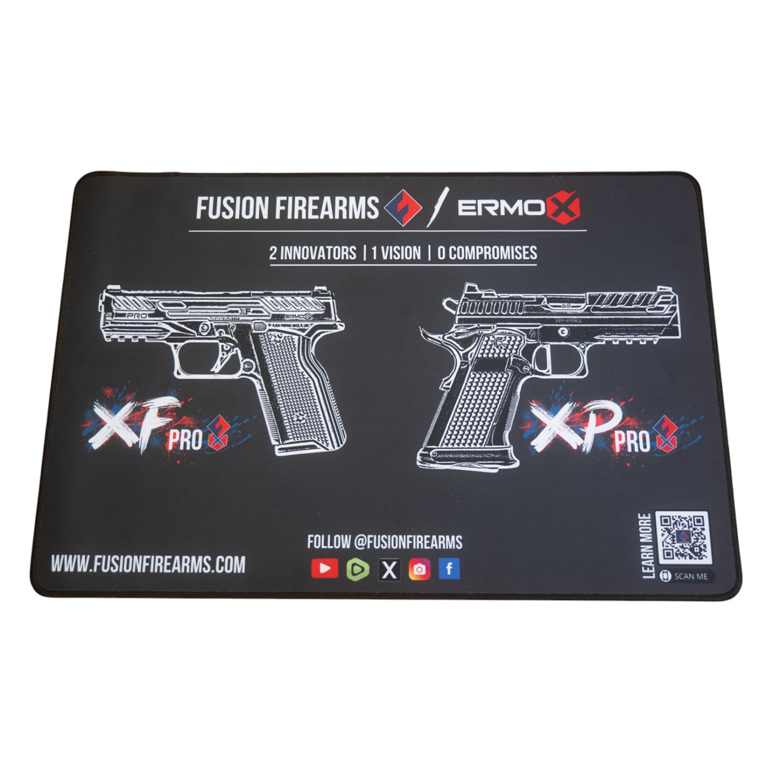 Fusion Firearms XP Pro & XF Pro Branded Desk & Pistol Mat – 23.75