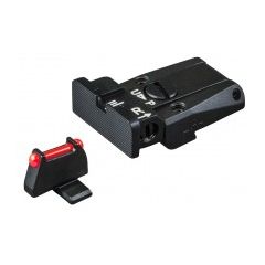 Sig Sauer - P220 Thru P228, P320 - Black Target with Fiber Front Adjustable Sight Set