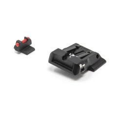 S&W - M&P - Black Target with Fiber Front Adjustable Sight Set