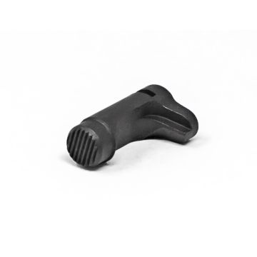 1911 Magazine Catch - Standard, Black Serrated