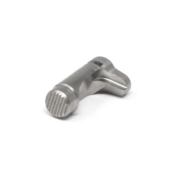 1911 Magazine Catch - Standard, Stainless Serrated