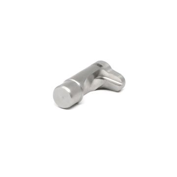 1911 Magazine Catch - Extended, Stainless Beveled