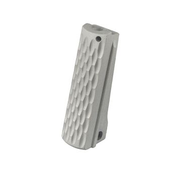 1911 Alloy Mainspring Housing - Government, Chainlink, Silver