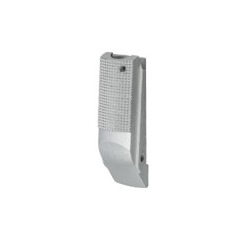 1911 Alloy  Mainspring Housing - Carry Cut, Checkered, Silver