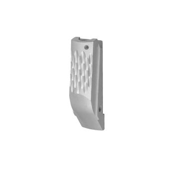 1911 Alloy  Mainspring Housing - Carry Cut, Chainlink, Silver