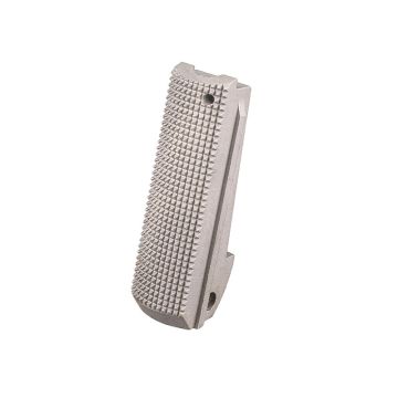 1911 Double Stack Mainspring Housing - Flat, Checkered, Stainless