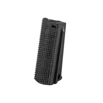1911 Mainspring Housing - Officer, Checkered, Black