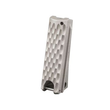 1911 Mainspring Housing - Government, Chainlink, Stainless - Lanyard Loop