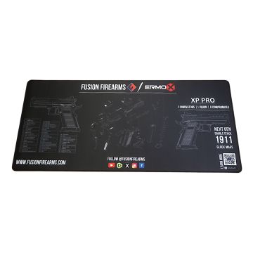 Fusion Firearms XP Pro XXL Branded Desk & Pistol Mat – 35" x 15.75"