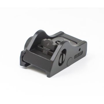 Adjustable Rear Shotgun Sight for Weaver &/or Picatinny Rail - 2mm Hole Ghost Ring
