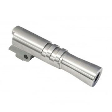 1911 bull barrel, 3" Defender clark/para ramped 416 stainless steel