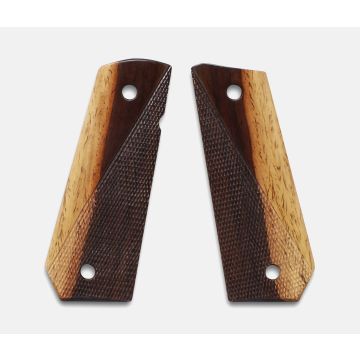 1911 Full Size Grips, 2-Tone Cocobolo, Ranger Cut, Carry Cut, Thin