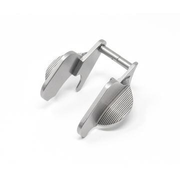 1911 Ambi Thumb Safety -  High Side Shield, Stainless