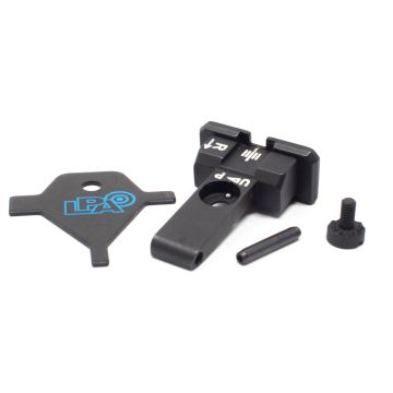 Revolver Rear Sight Blade (Replacement) Black Target - For Smith & Wesson