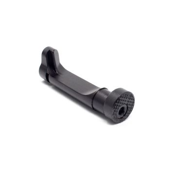1911 Double Stack Magazine Catch - Big Button Extended Black