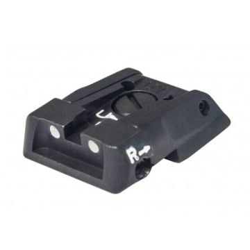 LPA OEM (.472) RIA, S&W, Tanfoglio EAA Rear Adjustable Sight - White Dot