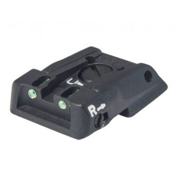 LPA OEM (.472) Tanfoglio EAA Witness RIA, S&W, Rear Adjustable Sight - Fiber Optic