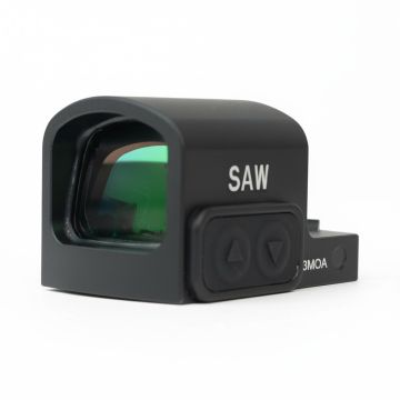 SAW ENCLOSED OPTIC - RMS/C Footprint - Green Dot (3 MOA)