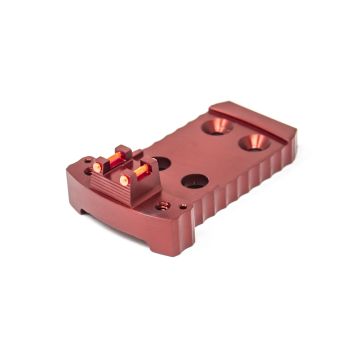 1911 Red Dot Base Plate (Holosun / Fusion) - Light-weight Aluminum - Red