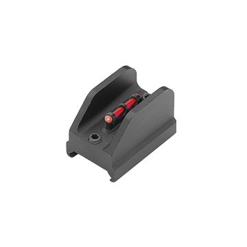 Adjustable Tactical Front Shotgun Sight - Vertical Screw Retention - Fiber Optic
