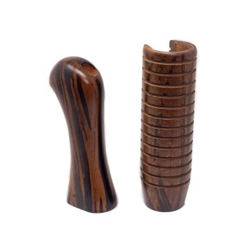 Shotgun Wood Pistol Grip Set (Trench Style) - Walnut 