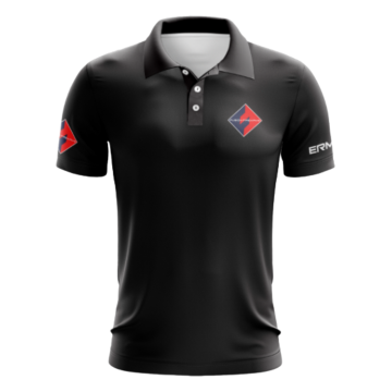 Fusion Shooter Shirt – Black Performance Polo