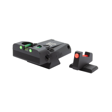 Browning High Power with Front Dovetail - Fiber Optic Adjustable Sight Set