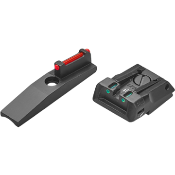 LPA Fiber Optic Carry Sight Set for Ruger Mark IV 22/45 Lite