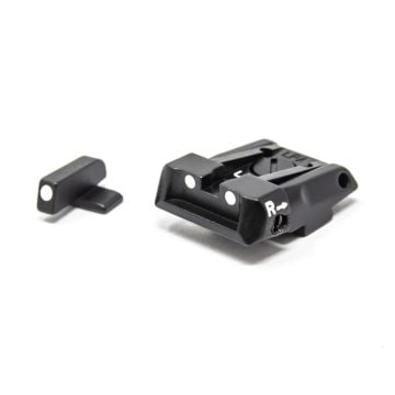 LPA Fully Adjustable White Dot Sig Sauer P220, P225, P226, P228, P229, P320 Sight Set 