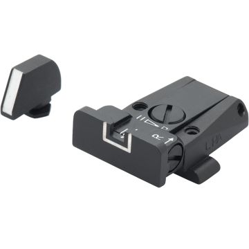 Glock 17 - 43 - White Outline Adjustable Sight Set