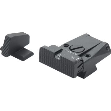 Browning High Power with Front Dovetail - Black Target Adjustable Sight Set