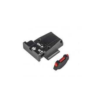 Ruger- P90 thru P97 - Black Target with Fiber Front Adjustable Sight Set