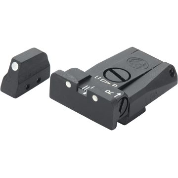 Beretta 92, 96, 98, M9 - White Dot Adjustable Sight Set