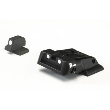 S&W - M&P - White Dot Adjustable Sight Set