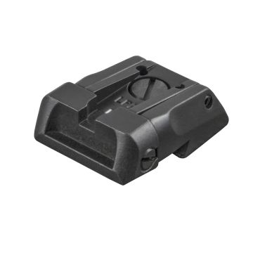 1911 Rear Pistol Sight - LPA, Colt Fully Adjustable, Black Target