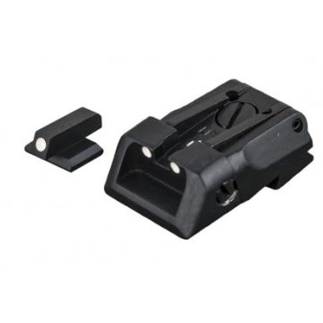 1911 Sight Set for Kimber - White Dot, Adjustable