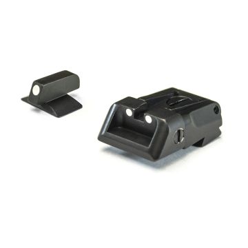 BUL - M5 - White Dot Adjustable Sight Set