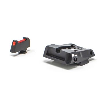 Glock 17 - 43 - Black Target with Fiber Front Adjustable Sight Set