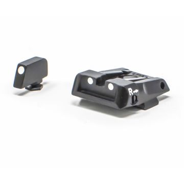 Glock 17 - 43 - White Dot Adjustable Sight Set