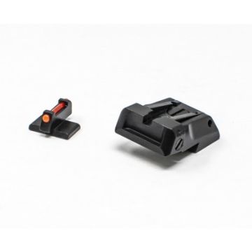 1911 Rock Island Armory - Black Target Adjustable Sight Set Fiber Front Sight