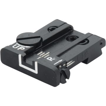 Sig Sauer - P220/225 ect. & XD - Rear Adjustable Sight - White Outline