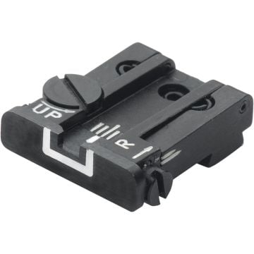 Glock 17 - 43 Rear Adjustable Sight - White Outline