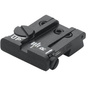 1911A1 - Gov't Mil Spec Rear Adjustable Sight - Black Serrated