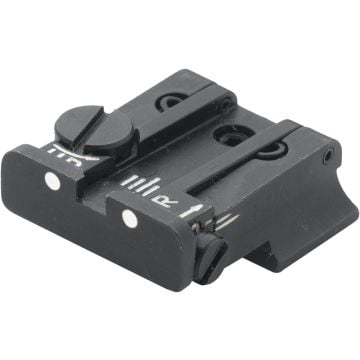 S&W - 3rd Gen. 9mm & 40cal. - Rear Adjustable Sight - White Dot