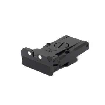 LPA Adjustable White Dot Rear Sight (Remington type, 1911, 10mm Hunters) 