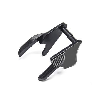 1911 Ambi Thumb Safety - Extended, Combat Paddle, Bar-Stock, Black