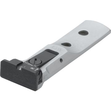 Smith & Wesson Revolver - Rear Adjustable Sight - Black Target Silver Body