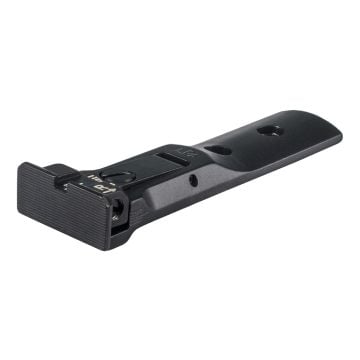 Revolver Rear Adjustable Sight - For Smith & Wesson, Black Target Black Body